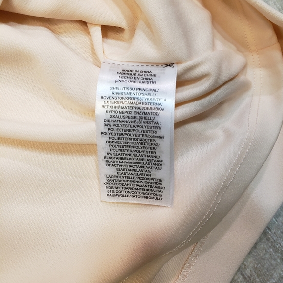 Ralph Lauren Belle Rose Peach Midi Dress Size 18 - Picture 8 of 10